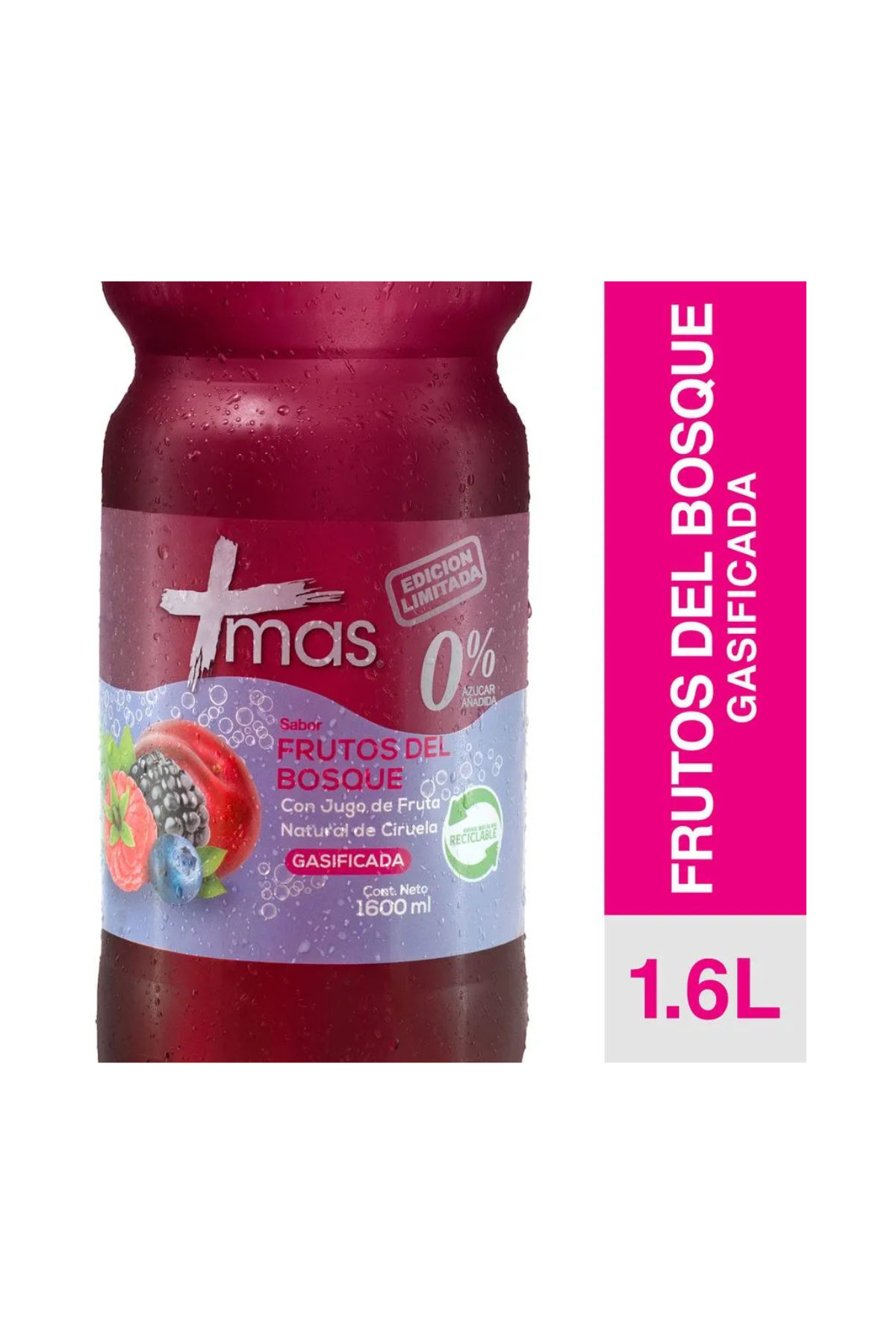 Cachantun Mas Frutos del Bosque gasificada 1.6Lts