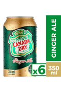 Bebida Canada Dry 350cc Pack x6