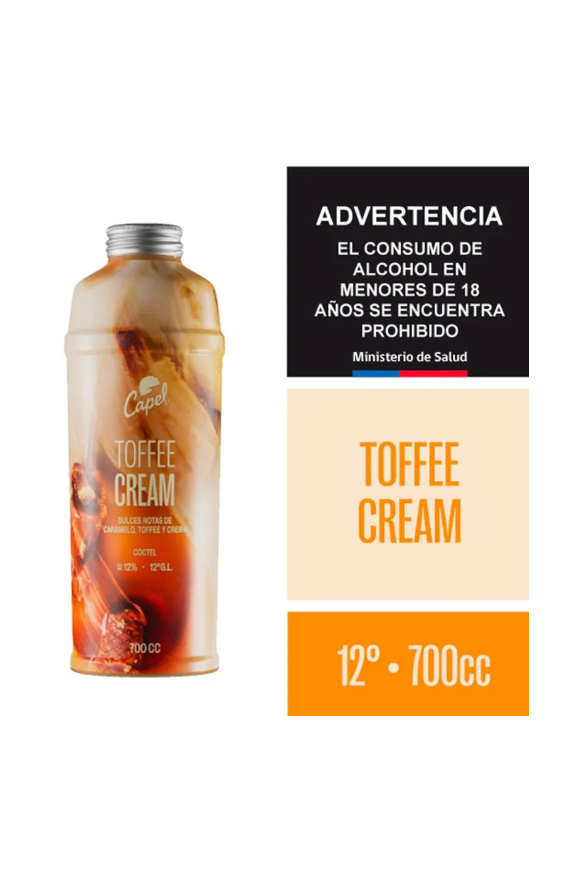 Capel Toffe Cream 12° 700ml