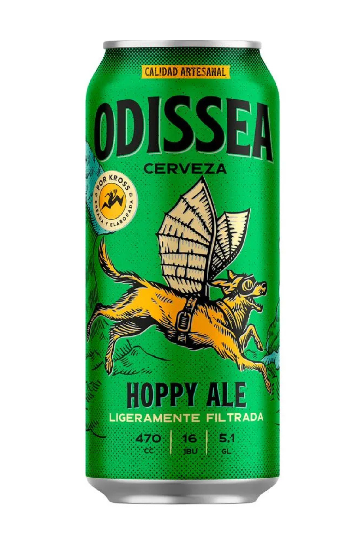 Cerveza Odisea Hoppy Ale 5.1º Pack x6