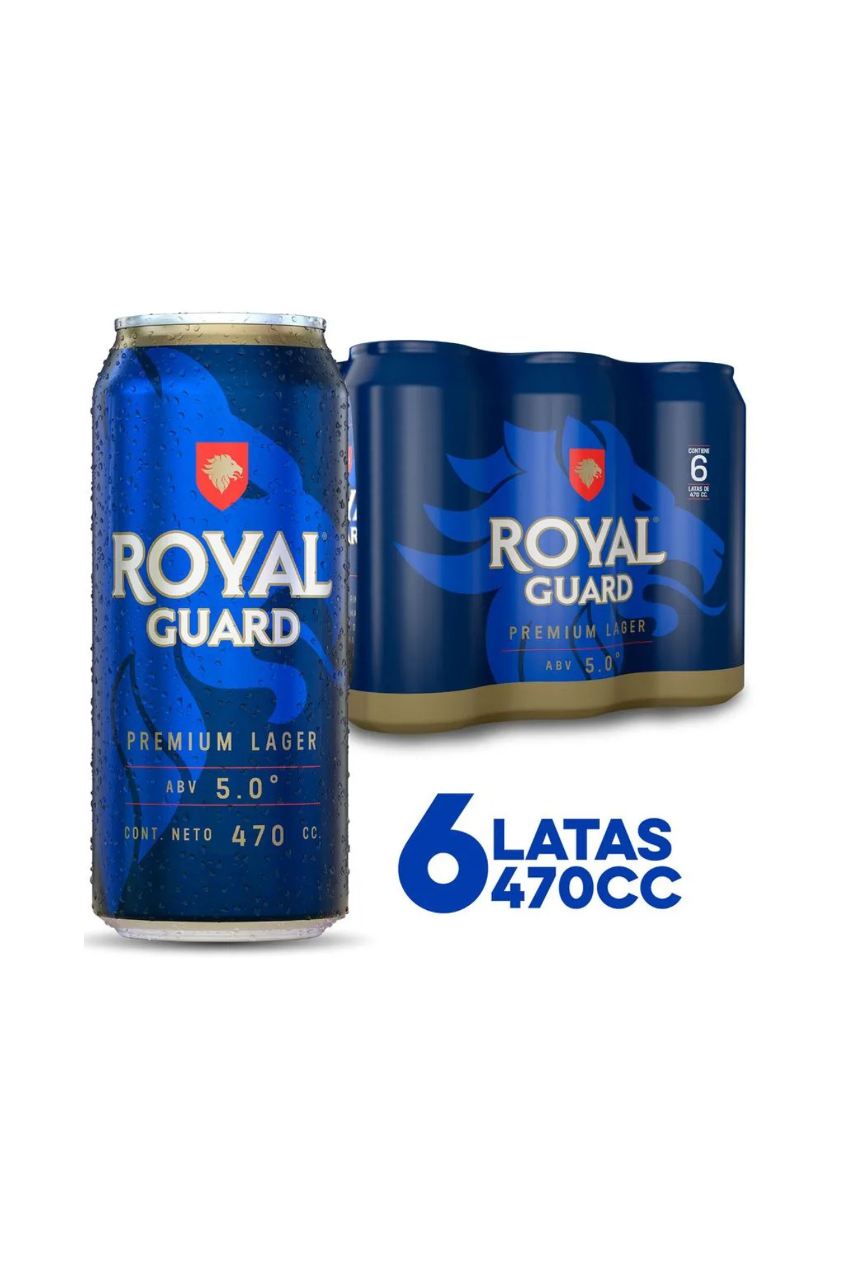 Cerveza Royal Lata 473cc x6