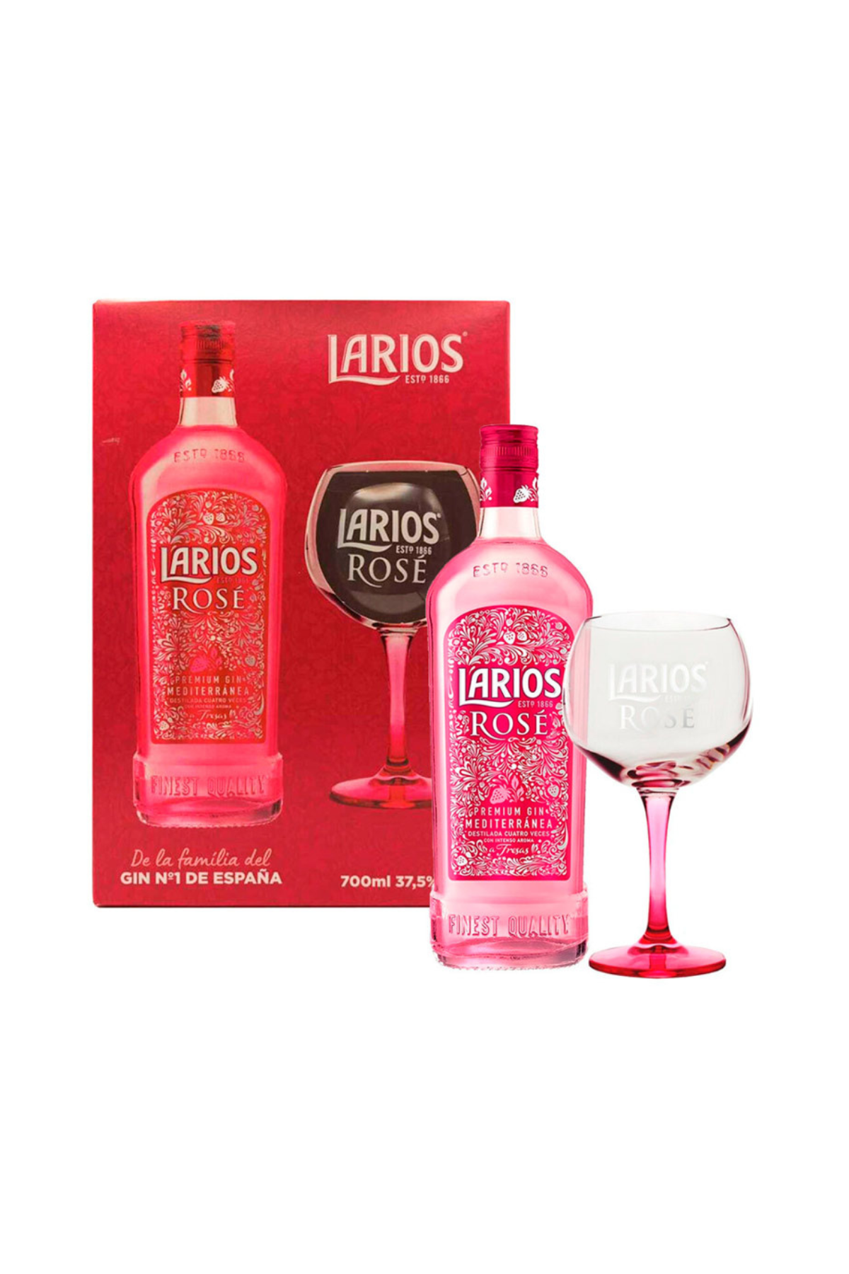 Promo Gin Larios Rose 750ml + Copón
