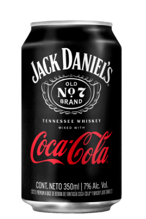 Jack & Coke 7° 350 ml. Pack de 6