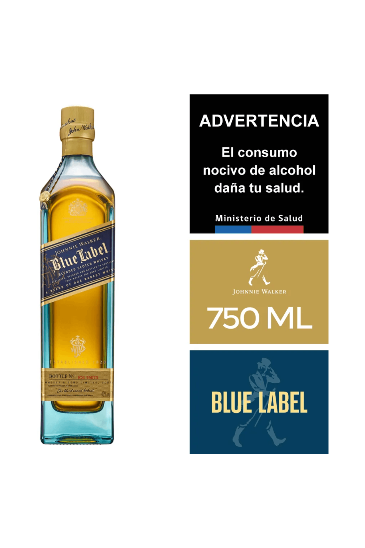 Johnnie Walker Blue Label 750 ml.