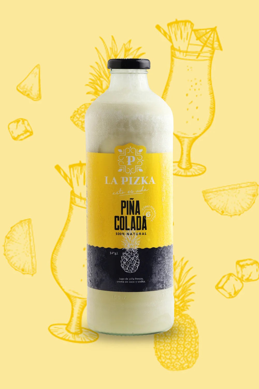La Pizka Piña Colada 1Lt