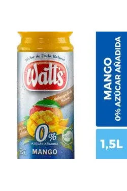 Jugo Watt's Mango 0% 1.5lt
