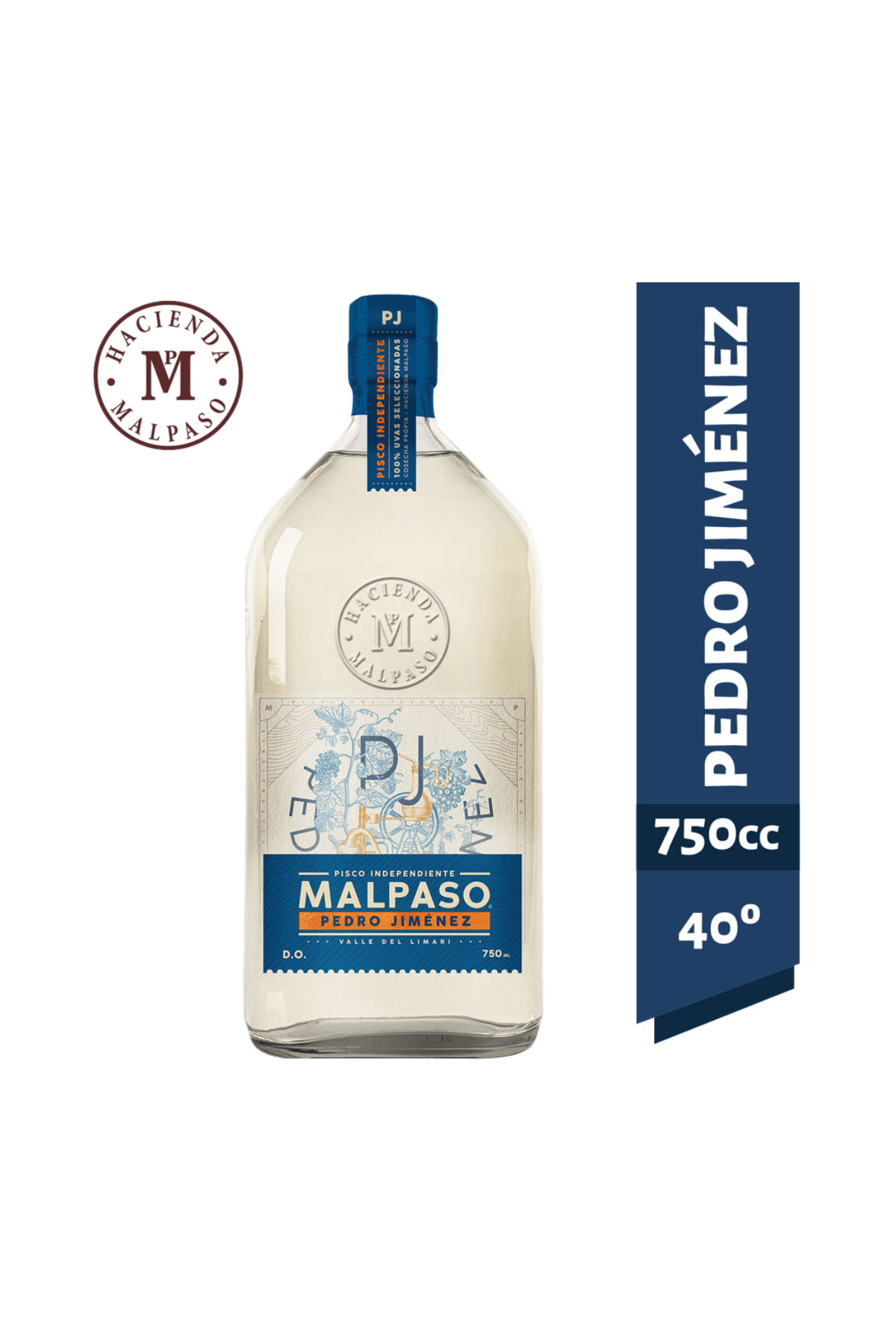 Pisco Mal Paso Pedro Jimenez 40° 750ml