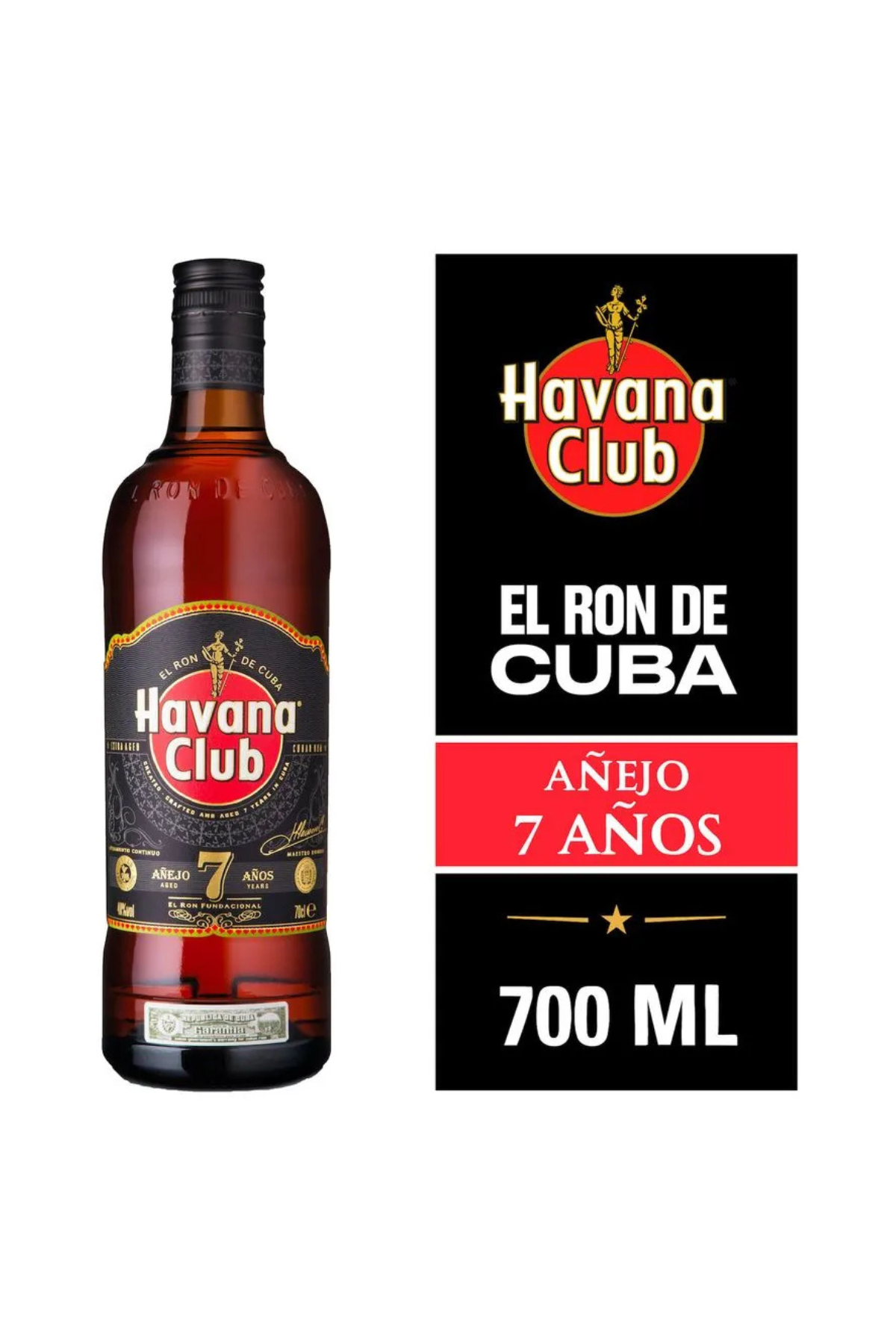 Ron Havana Club Añejado 7 Años 40° 700ml