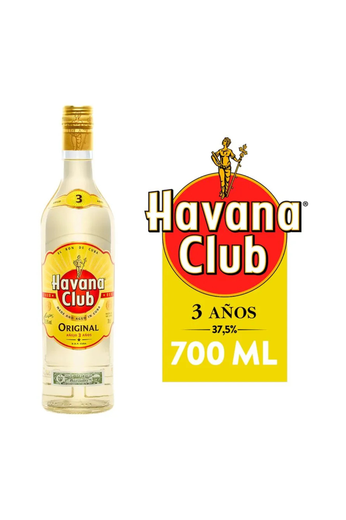 Ron Havana Club Original Añejo 3 Años 700ml