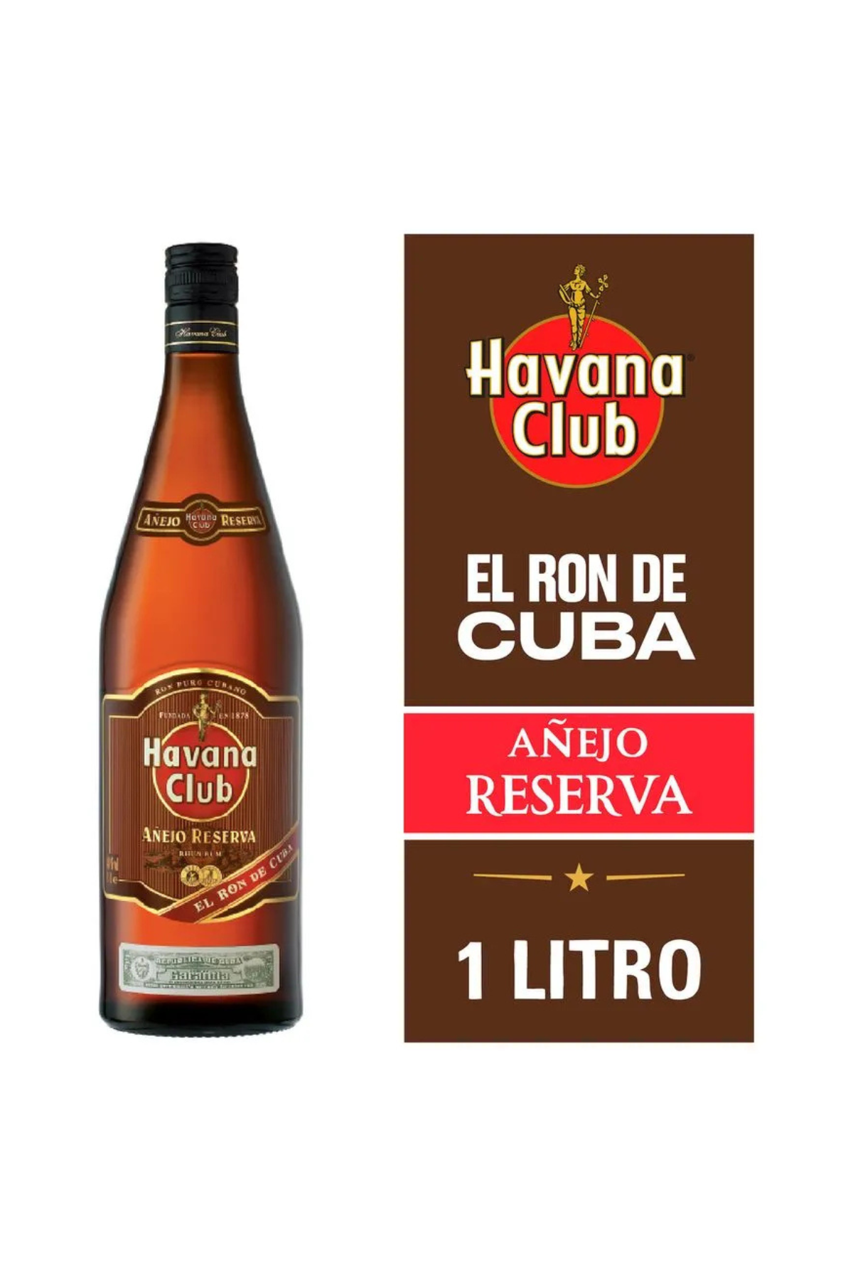 Ron Havana Club Reserva 40° 1Lt
