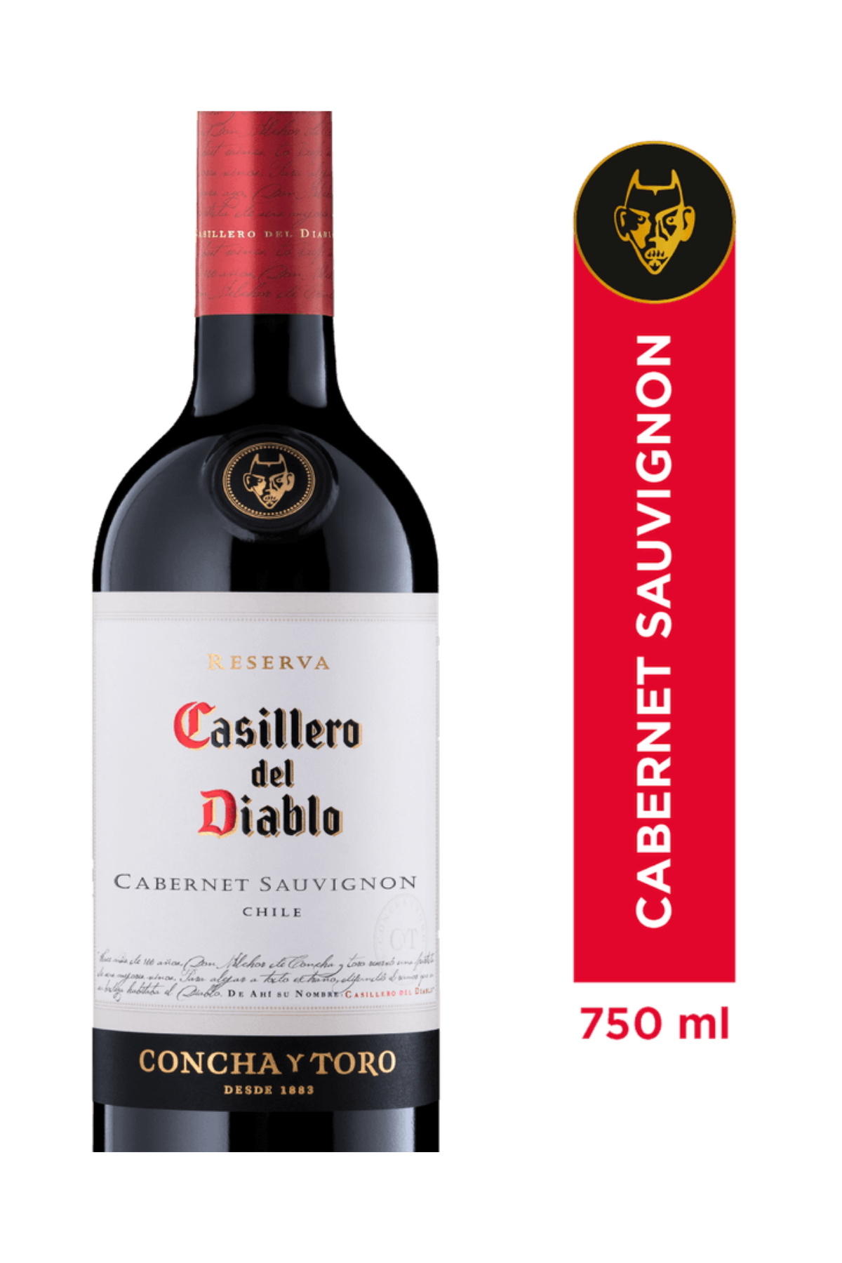 Vino Casillero del Diablo Reserva Cabernet Sauvignon 750ml